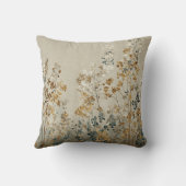 Amber meadow floral クッション (裏面)