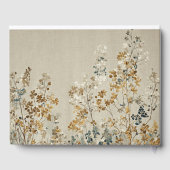 Amber meadow floral ゲストブック (裏面)