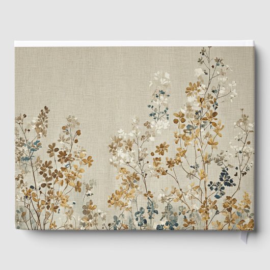 Amber meadow floral ゲストブック (裏面)