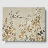 Amber meadow floral ゲストブック (正面)