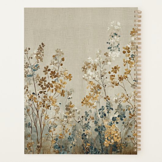 Amber meadow floral プランナー手帳 (裏面)