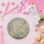 Amber meadow floral ペーパープレート (パーティー)