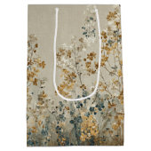 Amber meadow floral ミディアムペーパーバッグ (裏面)