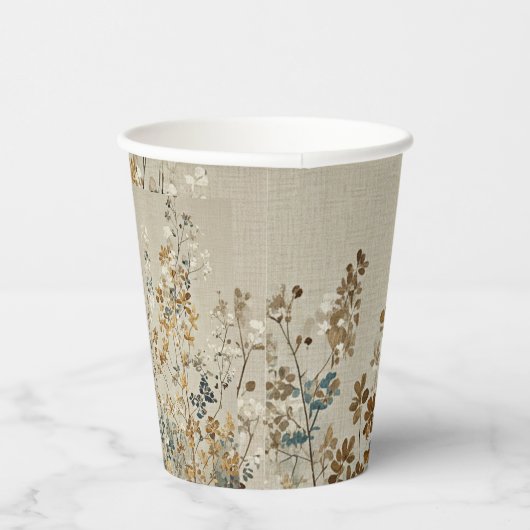 Amber meadow floral 紙コップ (右)