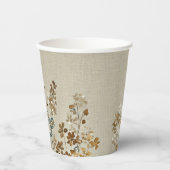 Amber meadow floral 紙コップ (正面)