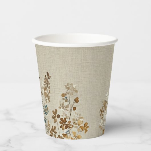 Amber meadow floral 紙コップ (正面)