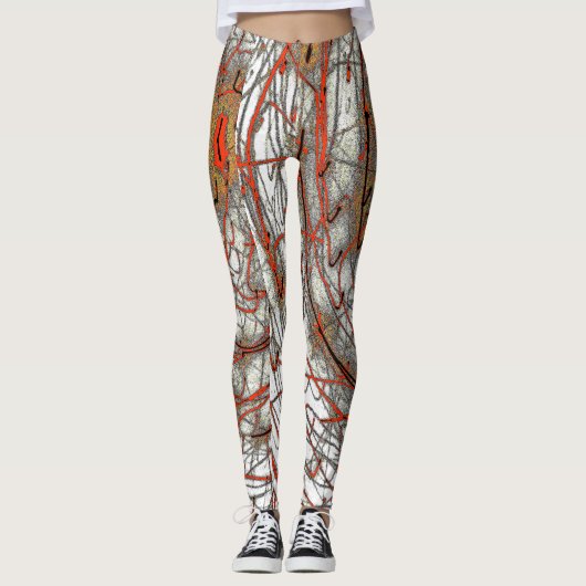 Amber Web Leggings レギンス (正面)
