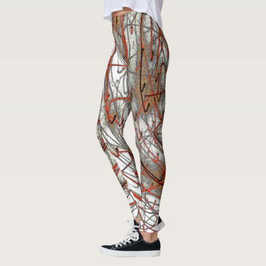 Amber Web Leggings レギンス (左)