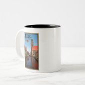 Amberg - Vilsの川 ツートーンマグカップ (正面左)