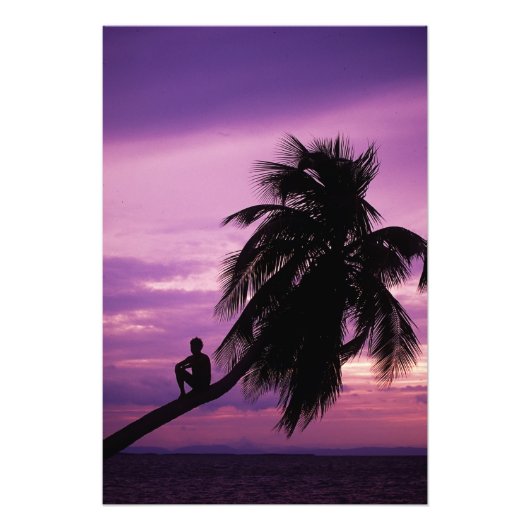 Ambergris Caye,ベリーズ,中央アメリカ。 フォトプリント (正面)