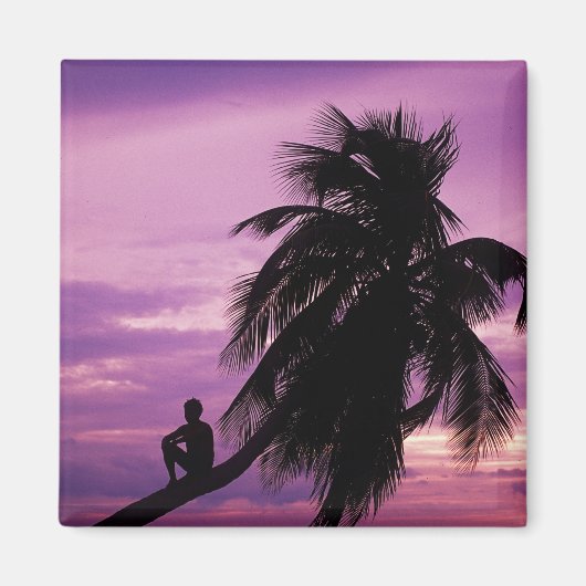 Ambergris Caye,ベリーズ,中央アメリカ。 マグネット (正面)