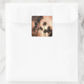 Ambergris Caye，ベリーズ，中央アメリカ。2 スクエアシール (バッグ)