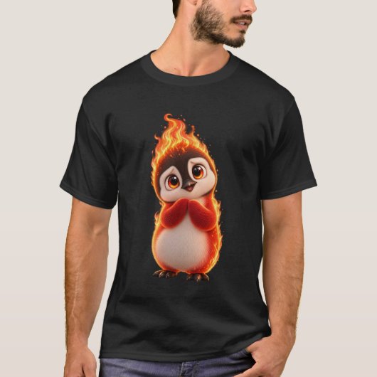 Amberlicious Fire Penguin Tシャツ (正面)