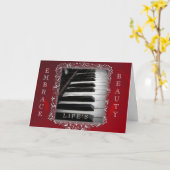 Ambers Life やる気を起こさせる Greeting Card カード (黄色い花)