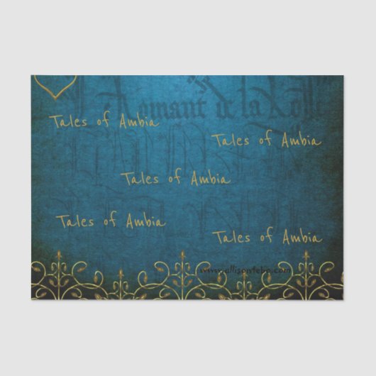 Ambiaのティッシュペーパーの物語 薄葉紙 (正面)