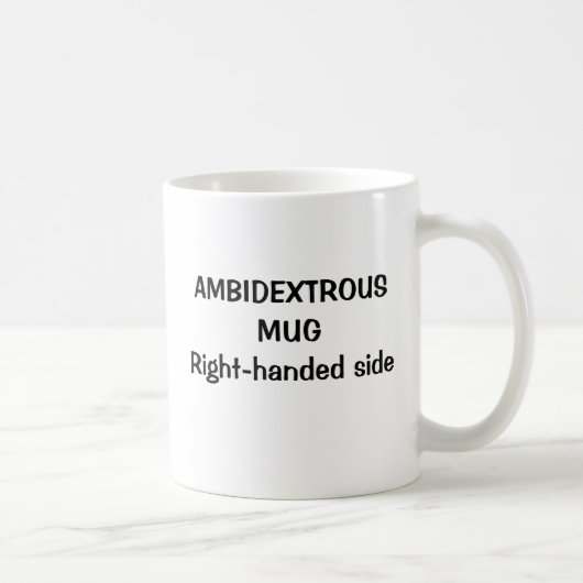 Ambidextrousマグ コーヒーマグカップ (右)