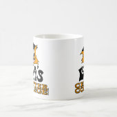 Ambidextrousロキの生き物の大学 コーヒーマグカップ (中央)