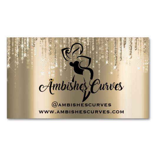 @ambishescurves www.ambishescurves.com マグネット名刺 (正面)