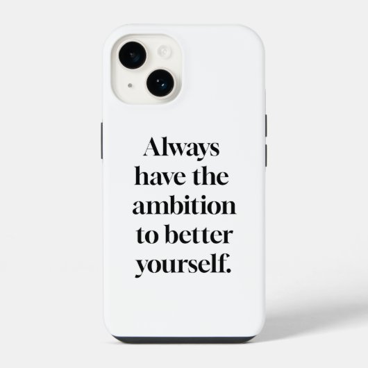 Ambition iPhone カバー (裏面)