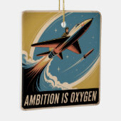 Ambition Is Oxygen セラミックオーナメント (右)