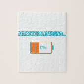 Ambition Loading… 10% | Motivational Battery Low F ジグソーパズル (縦)