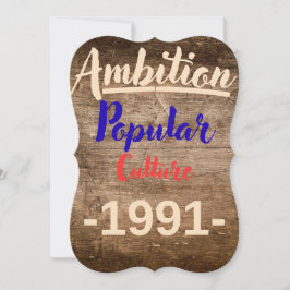 Ambition: Popular Culture