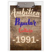 Ambition: Popular Culture クリップボード (正面)