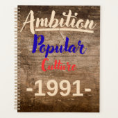 Ambition: Popular Culture プランナー手帳 (正面)