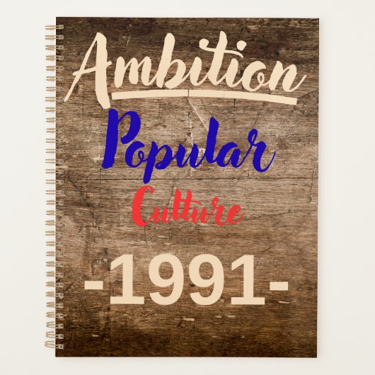 Ambition: Popular Culture プランナー手帳 (正面)
