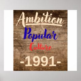 Ambition: Popular Culture ポスター