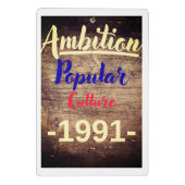 Ambition: Popular Culture ミニクリップボード (裏面)