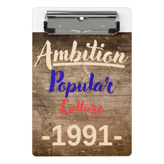Ambition: Popular Culture ミニクリップボード (正面)