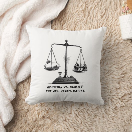 Ambition vs. Reality T-Shirt クッション (ブランケット)