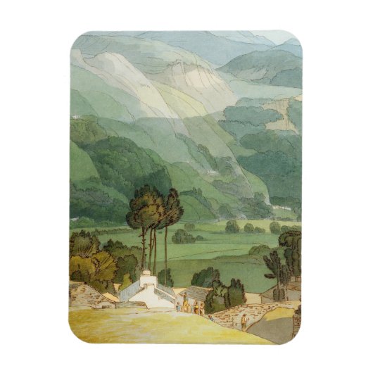 Ambleside, 1786 (ペンとインクを使用してグラフィックを上書き) マグネット (縦)