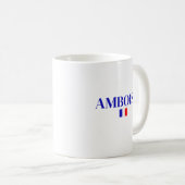 AMBOISEフランス コーヒーマグカップ (正面右)