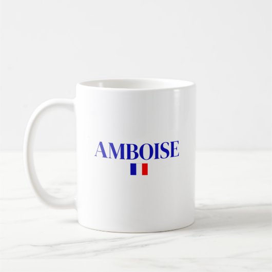 AMBOISEフランス コーヒーマグカップ (左)