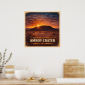 Amboy Crater California Centennial ポスター (キッチン)