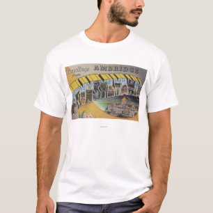Ambridge、ペンシルバニア-大きい手紙場面 Tシャツ