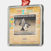 Ambroseは悪い日を過していました メタルオーナメント (左)