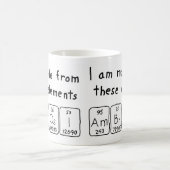 Ambrosi定期テーブル名mag コーヒーマグカップ (中央)