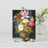 Ambrosius Boschaert – 花と静物生活 サンキューカード (スタンド正面)