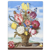 Ambrosius Bosschaertフレッジの花の花束 クリップボード (裏面)