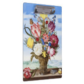 Ambrosius Bosschaertフレッジの花の花束 クリップボード (右)