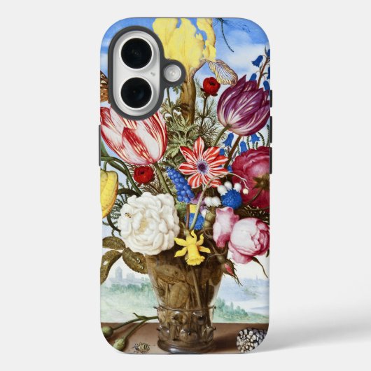 Ambrosius Bosschaertフレッジの花の花束 Case-Mate iPhoneケース (裏面)