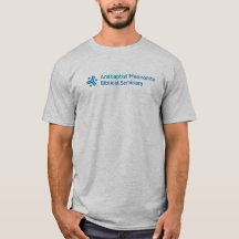 AMBSロゴの大きなグレーTシャツ(メンズ)