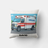 Ambulance driver customised gift  クッション (裏面)