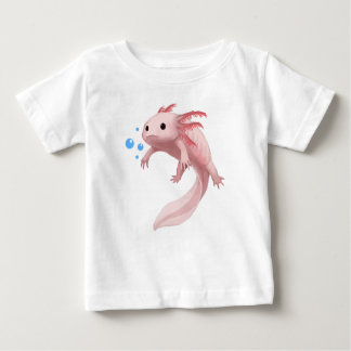Ambystoma MexicanumかわいいAxolotlティーンズトドラーキッド ベビーTシャツ
