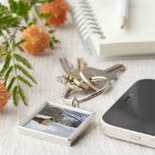 AMCの少しLyfordの池の雪が多い場面 キーホルダー (側面)