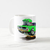 AMCの投げ槍の崇高な緑車 コーヒーマグカップ (正面左)