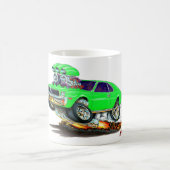 AMCの投げ槍の崇高な緑車 コーヒーマグカップ (中央)